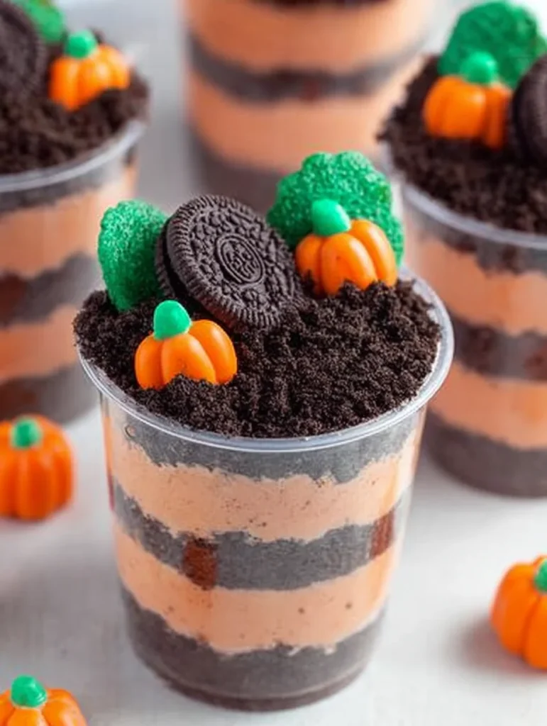 Pumpkin Patch Dirt Cups