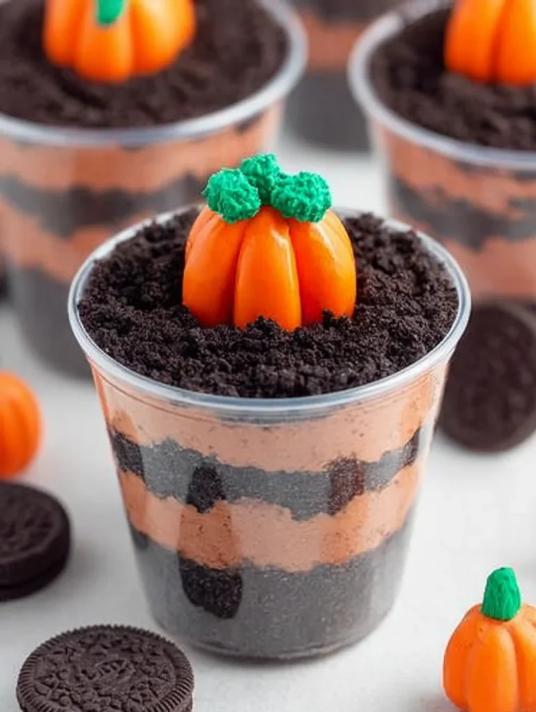 Pumpkin Patch Dirt Cups