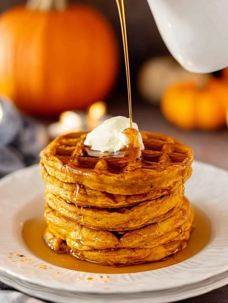 Pumpkin Spice Pancakes or Waffles