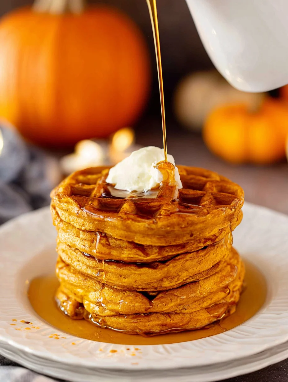 Pumpkin Spice Pancakes or Waffles