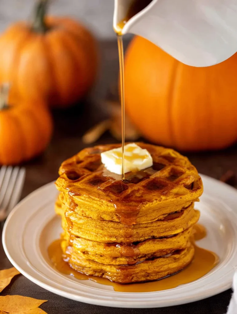 Pumpkin Spice Pancakes or Waffles
