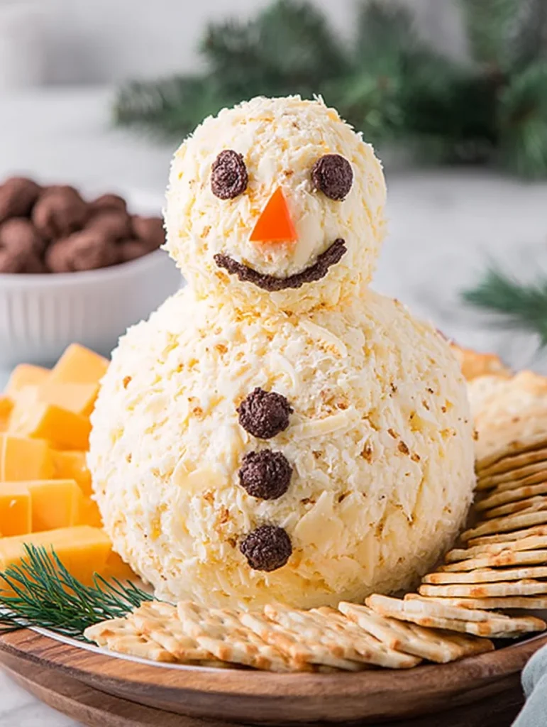 Ranch Snowman Cheeseball