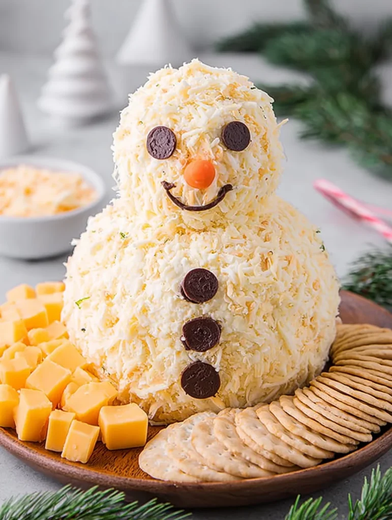 Ranch Snowman Cheeseball