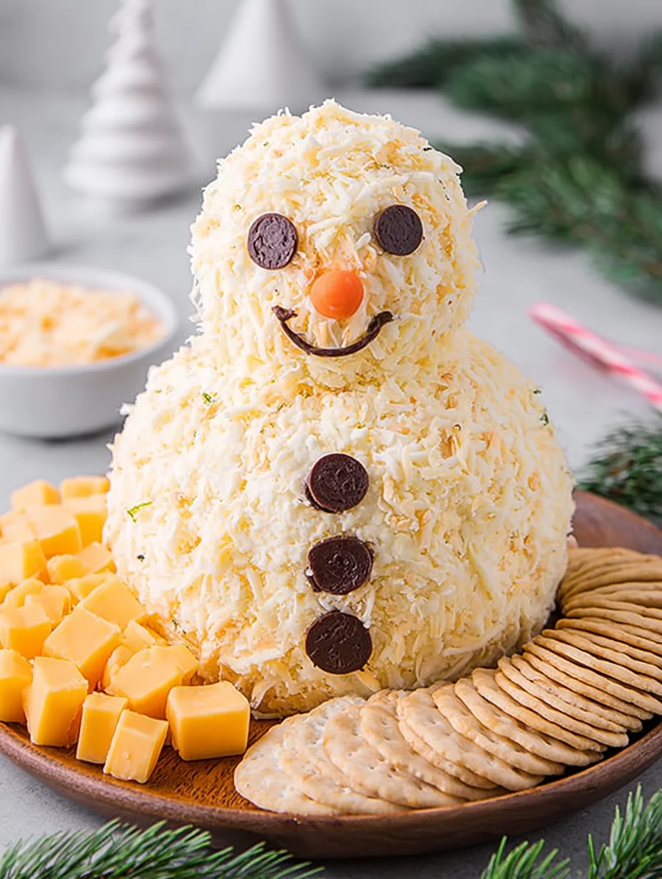 Ranch Snowman Cheeseball