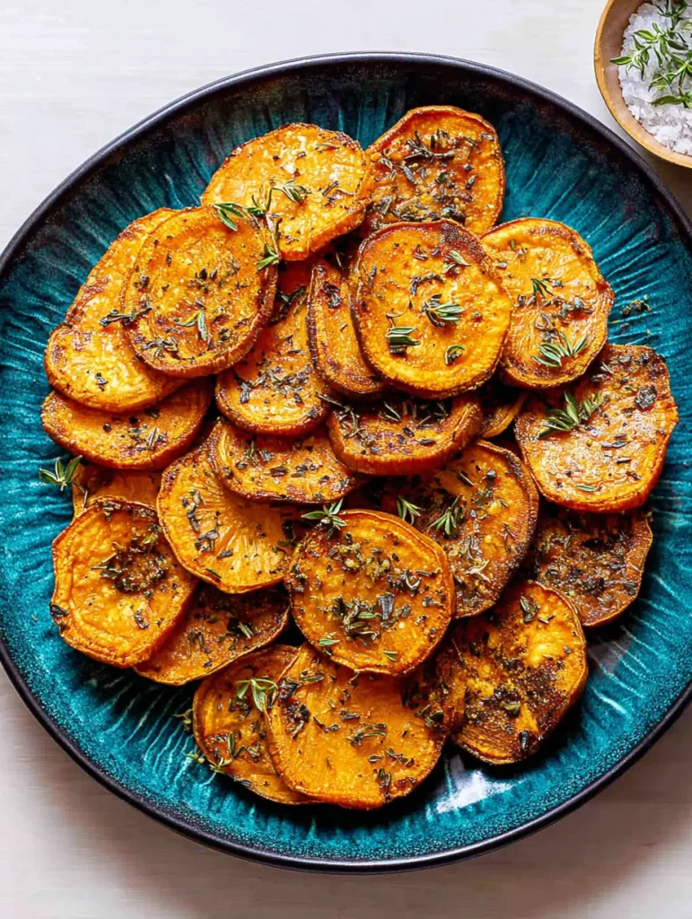 Roasted Sweet Potatoes with Herbs
