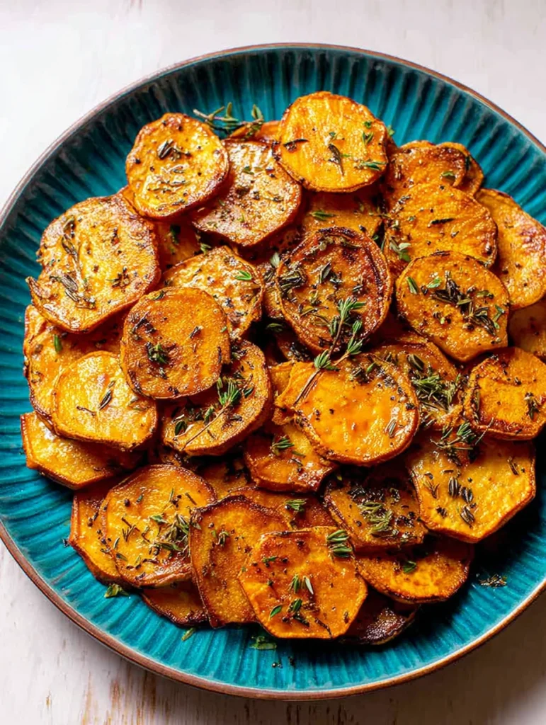 Roasted Sweet Potatoes with Herbs
