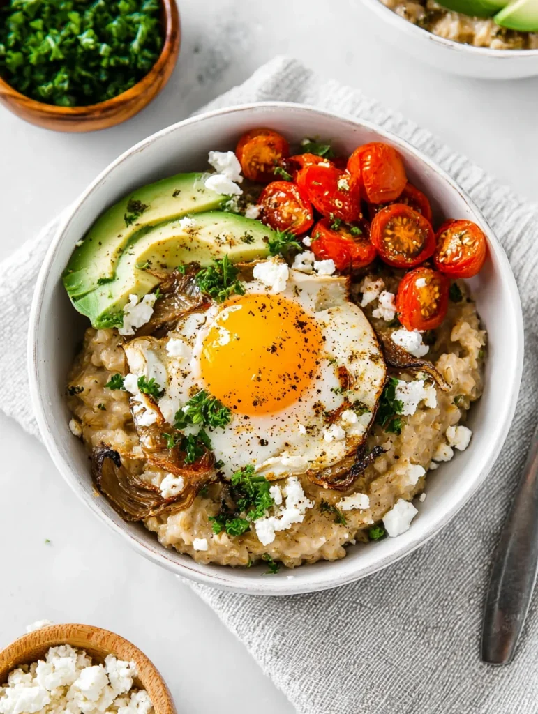 Savory Oatmeal Bowls