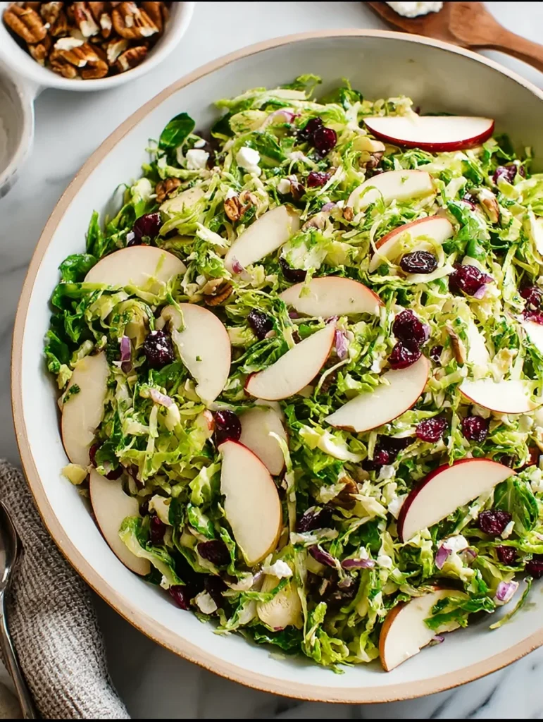 Shaved Brussels Sprout Salad