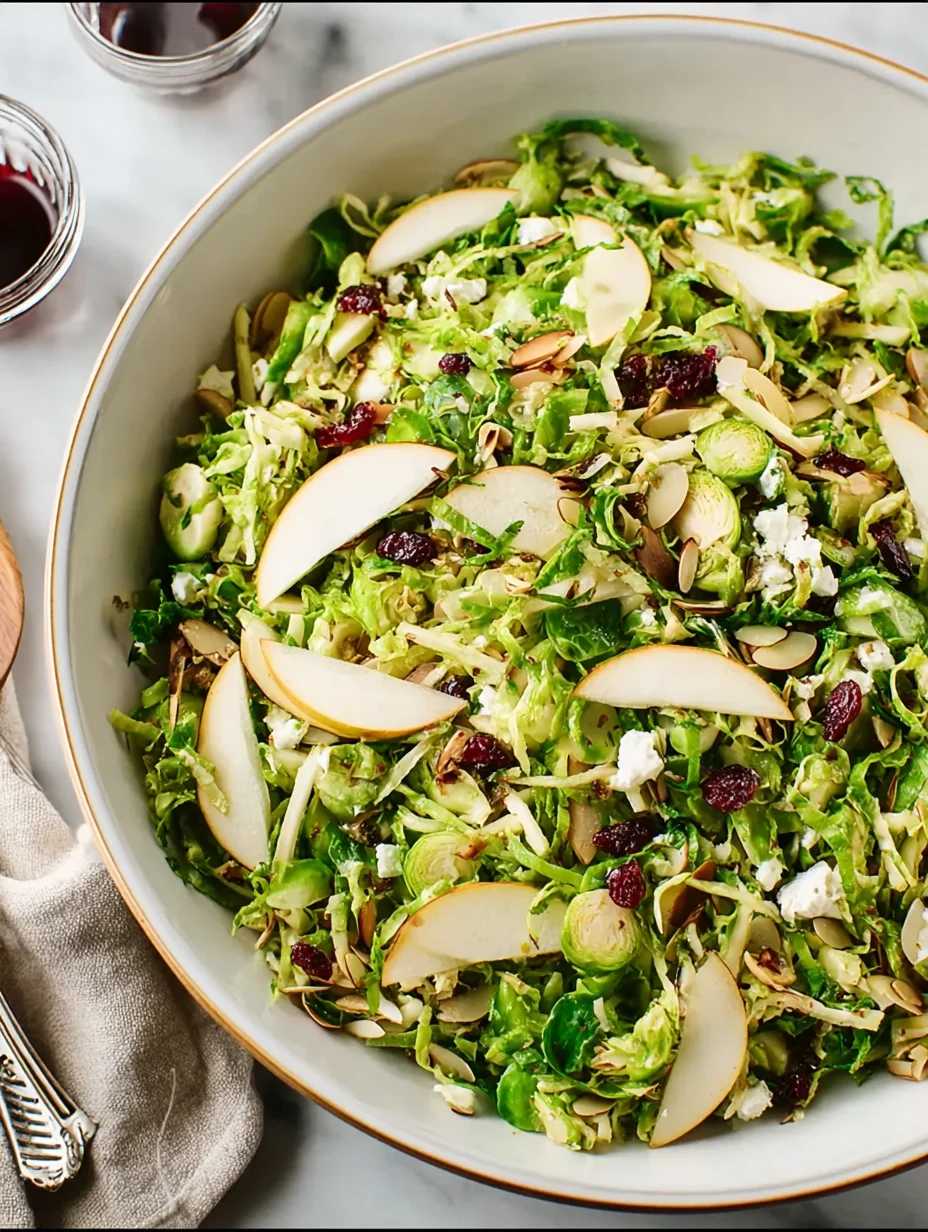 Shaved Brussels Sprout Salad