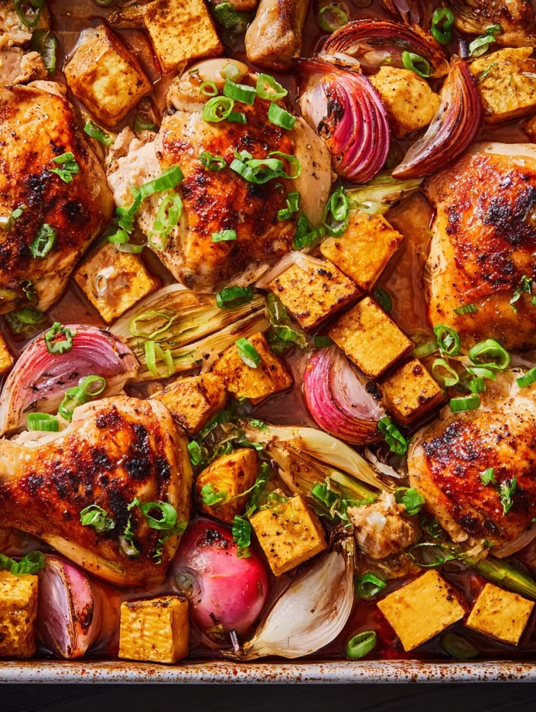 Sheet Pan Chicken With Roasted Vegetables