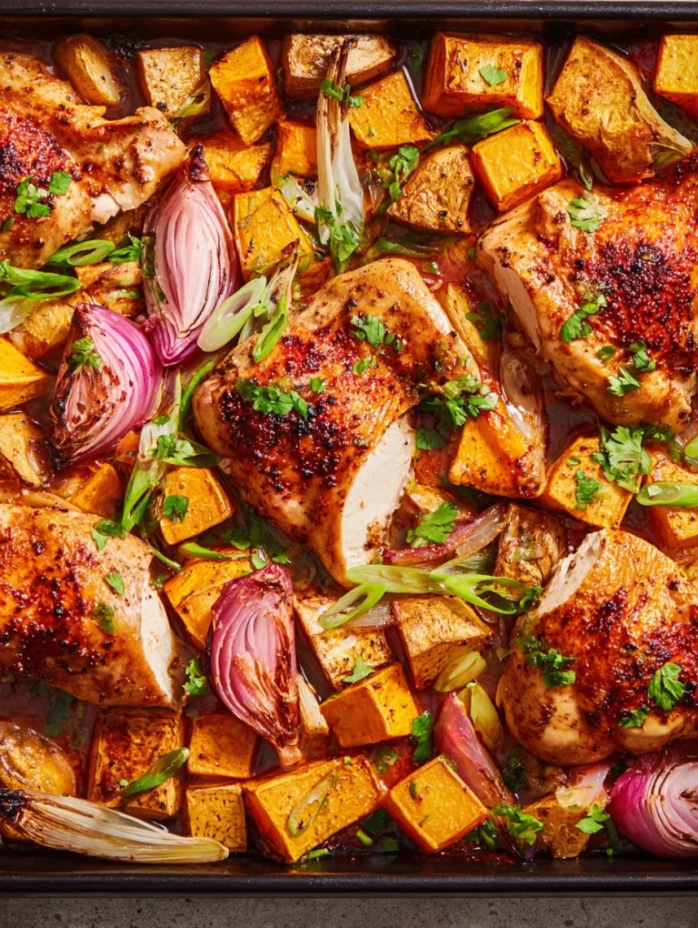 Sheet Pan Chicken With Roasted Vegetables