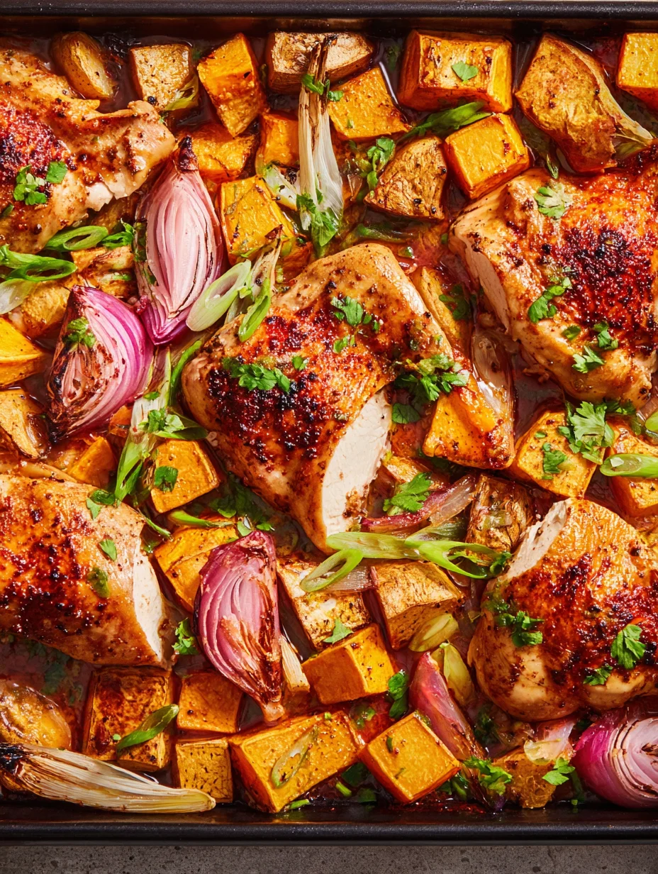Sheet Pan Chicken With Roasted Vegetables