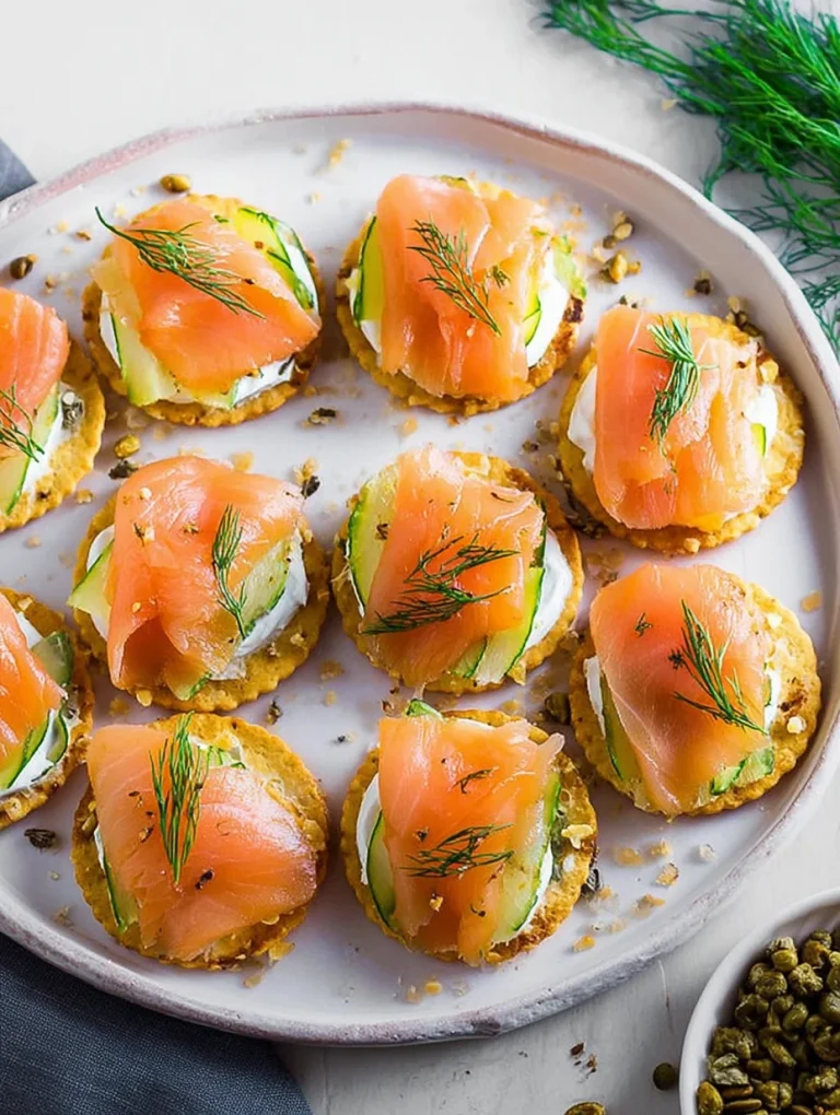 Smoked Salmon Cracker Recipe