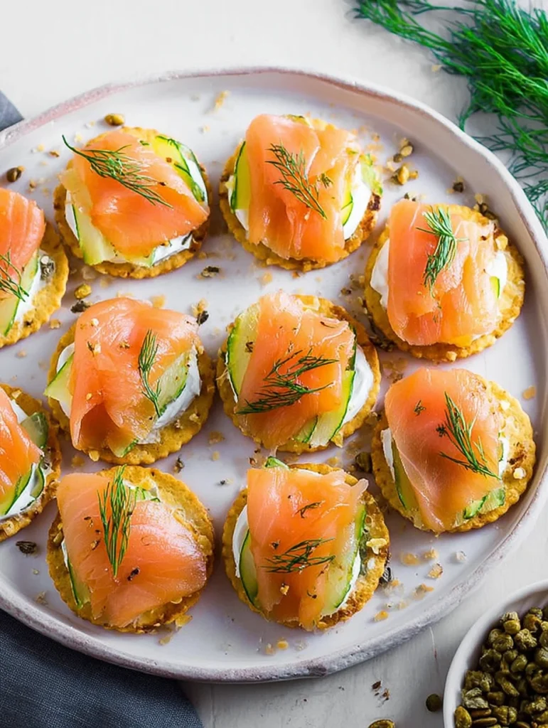 Smoked Salmon Cracker Recipe