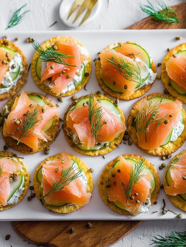 Smoked Salmon Cracker Recipe
