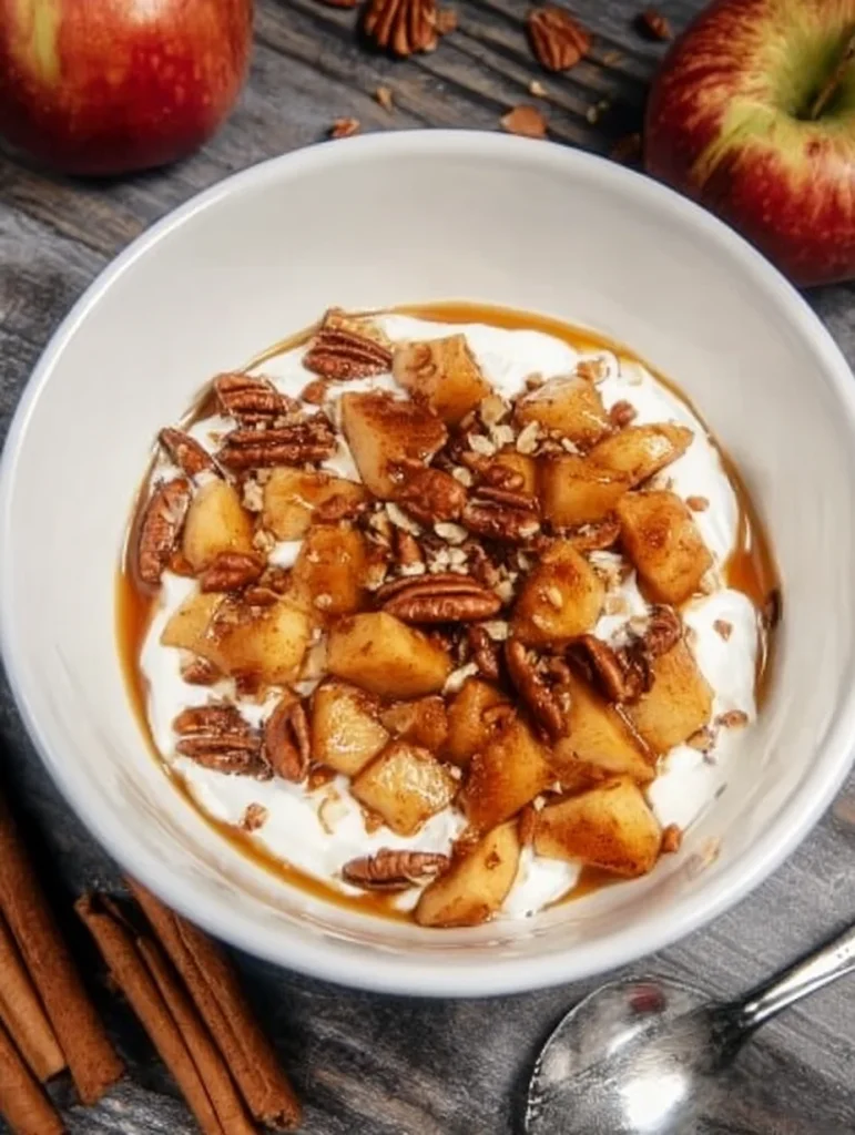 Spiced Apple Yogurt Bowls