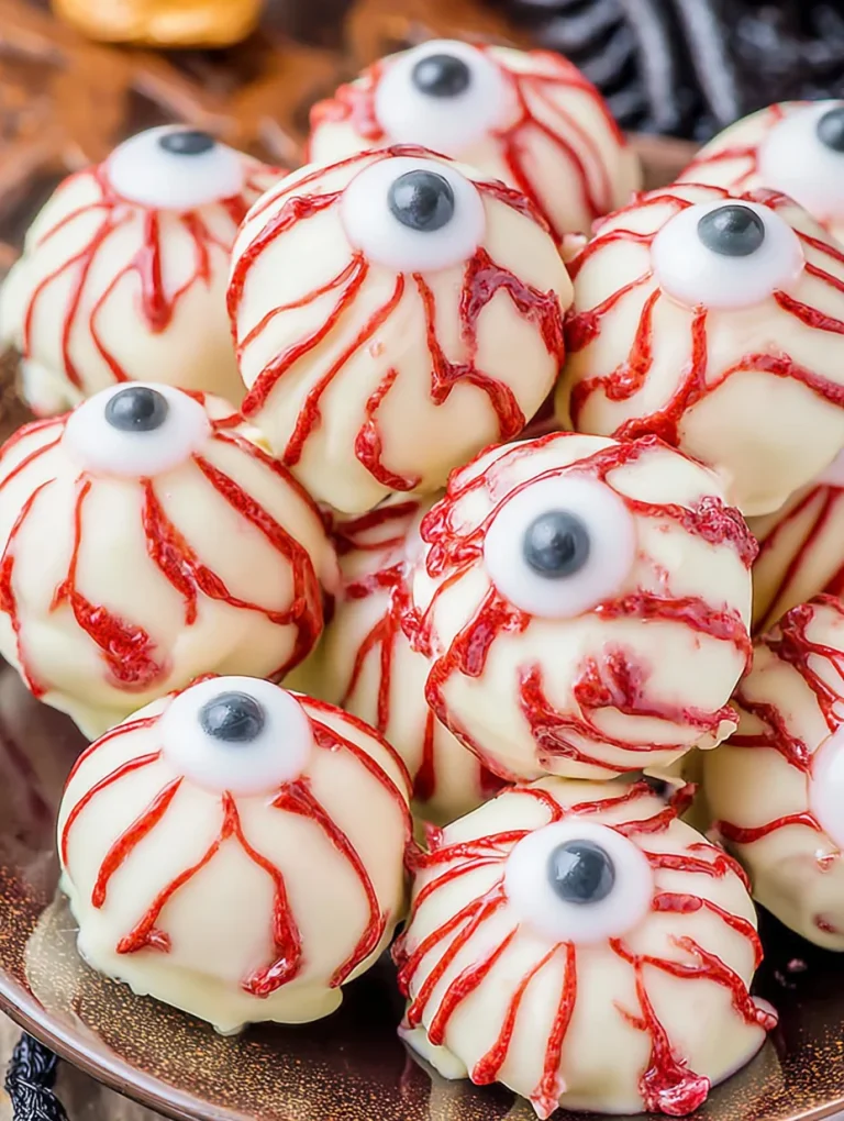 Spooky Eyeball Truffles