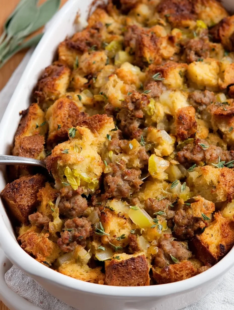 Stuffing with Sausage, Apple & Sage