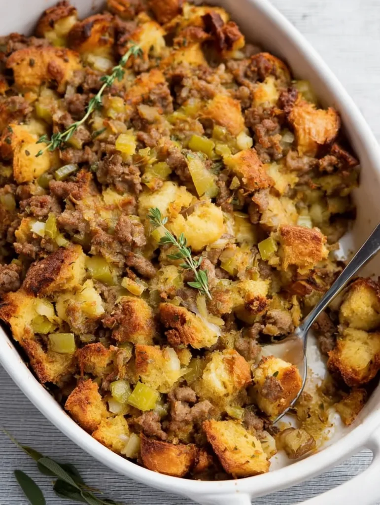Stuffing with Sausage, Apple & Sage
