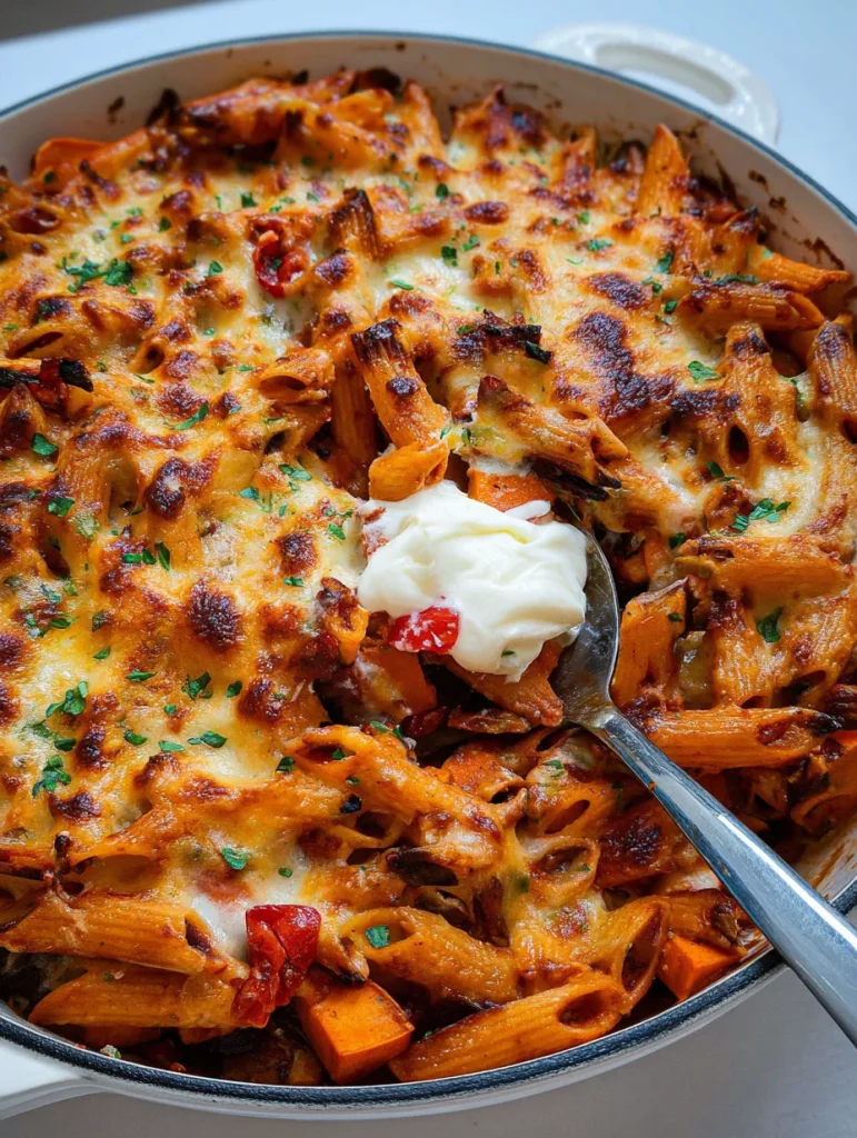 Sweet Potato Pasta Gratin