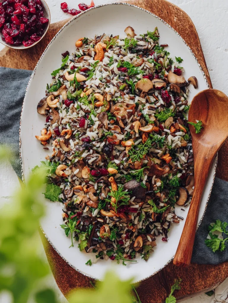 Wild Rice & Mushroom Salad