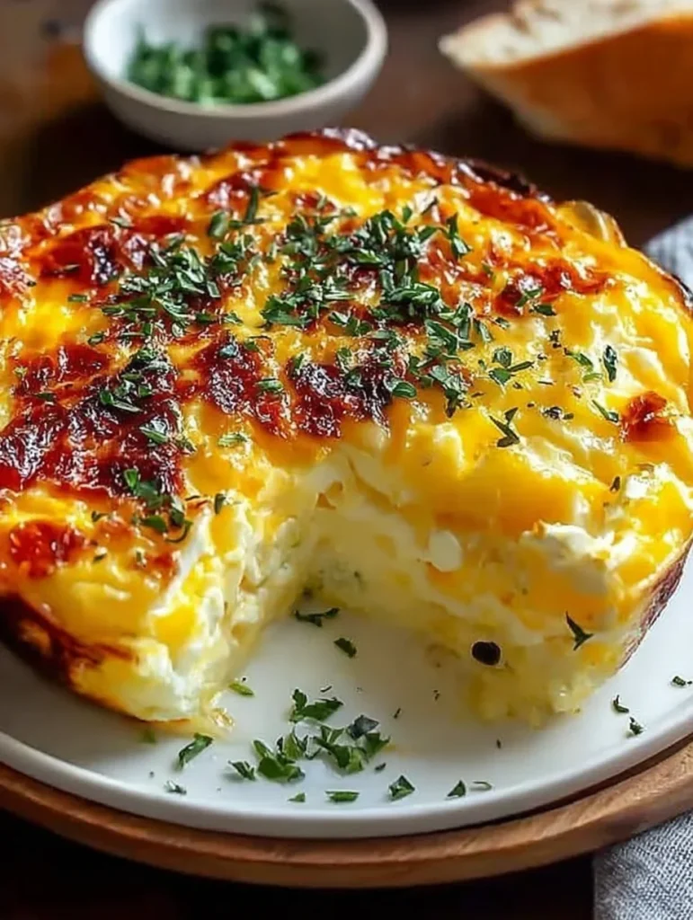 baked cottage cheese eggs