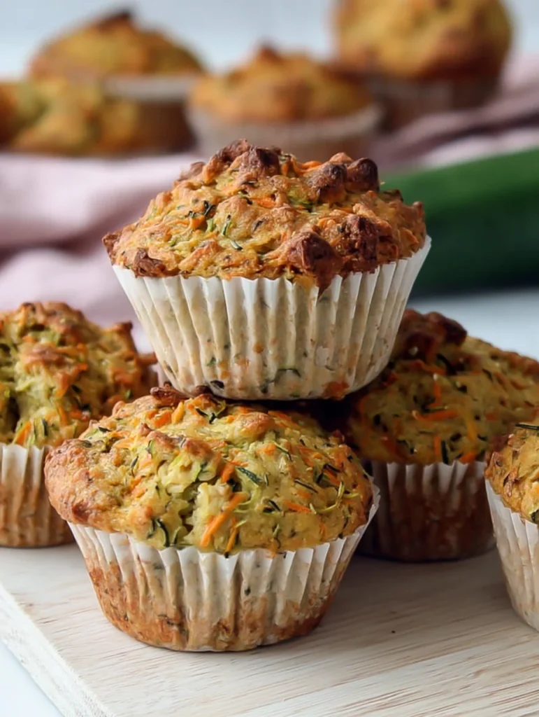 carrot cake zucchini muffins
