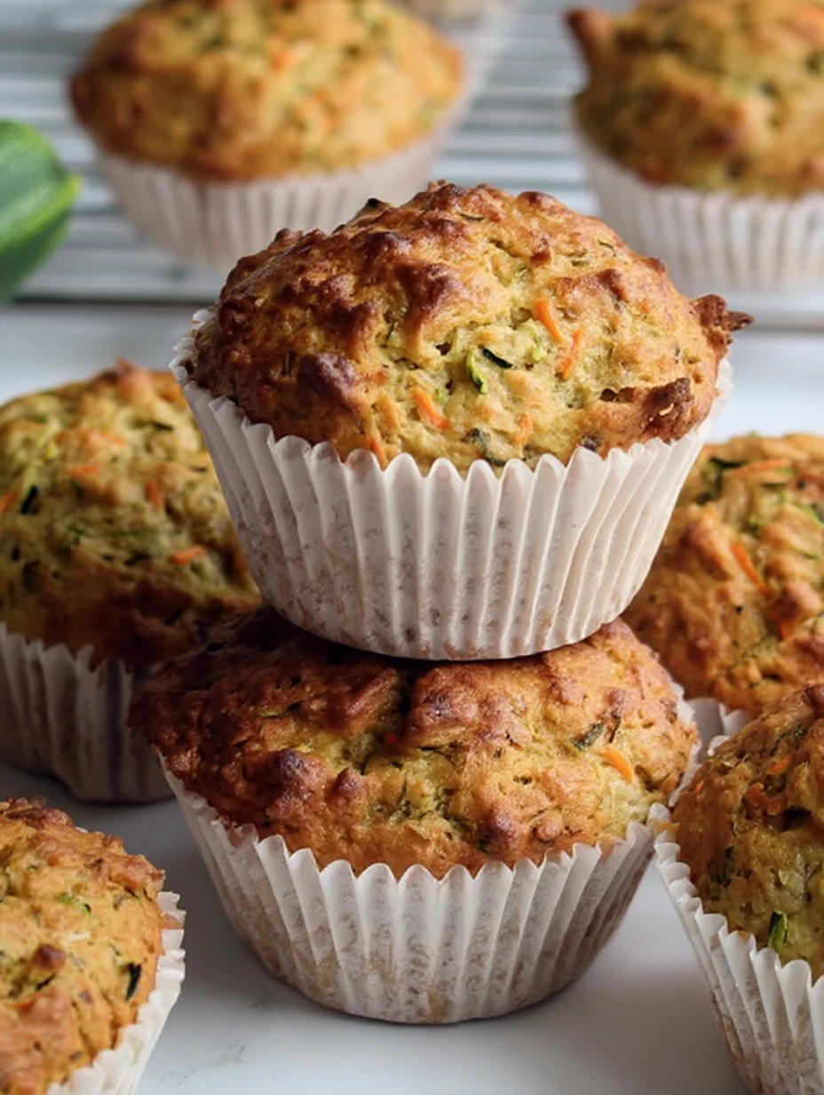 carrot cake zucchini muffins