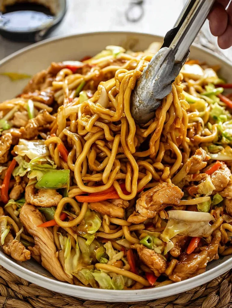 chicken yakisoba