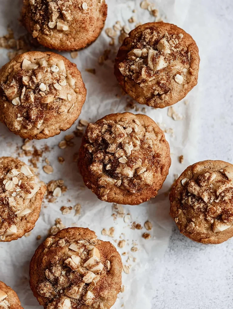 healthy apple muffins