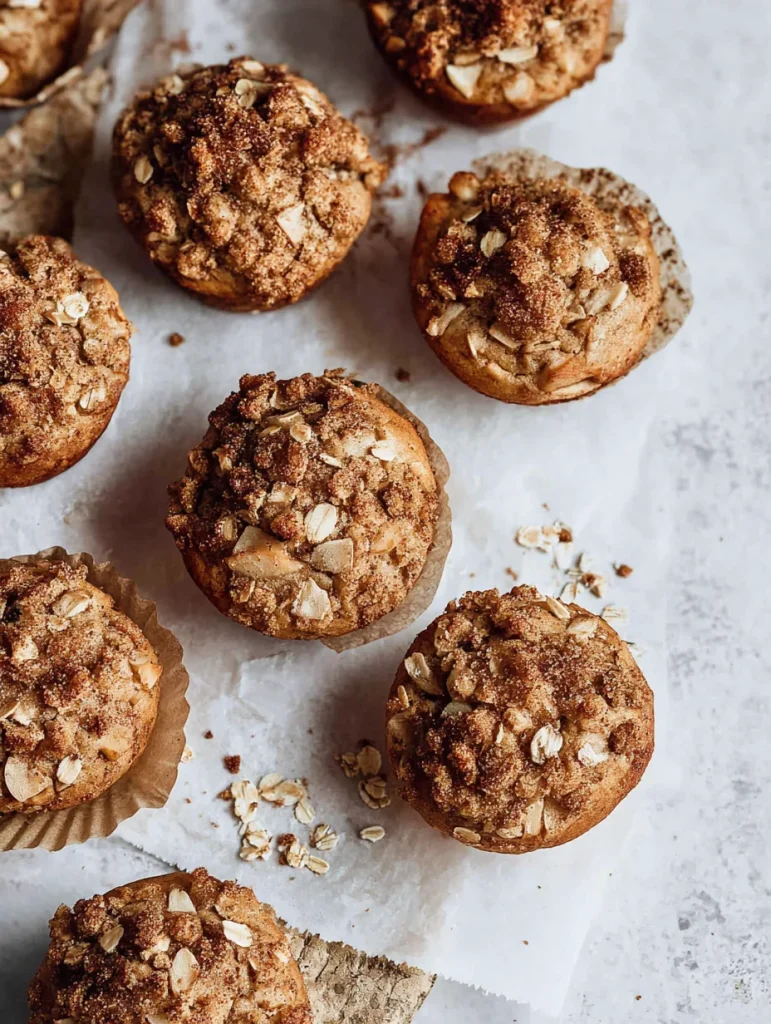 healthy apple muffins