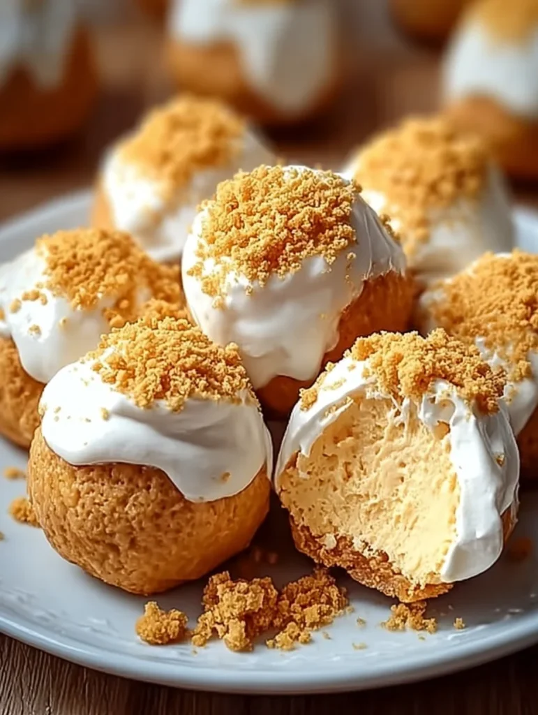 no bake pumpkin cheesecake balls