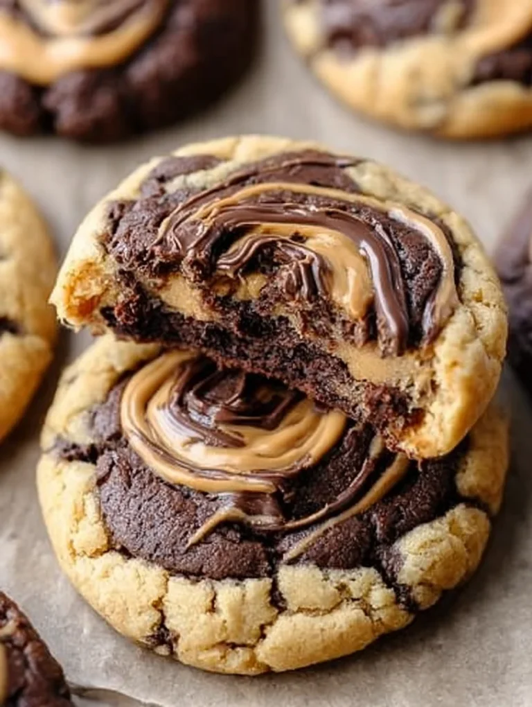 peanut butter brownie cookies