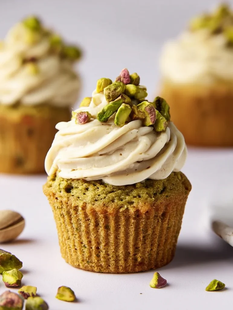 pistachio cupcakes