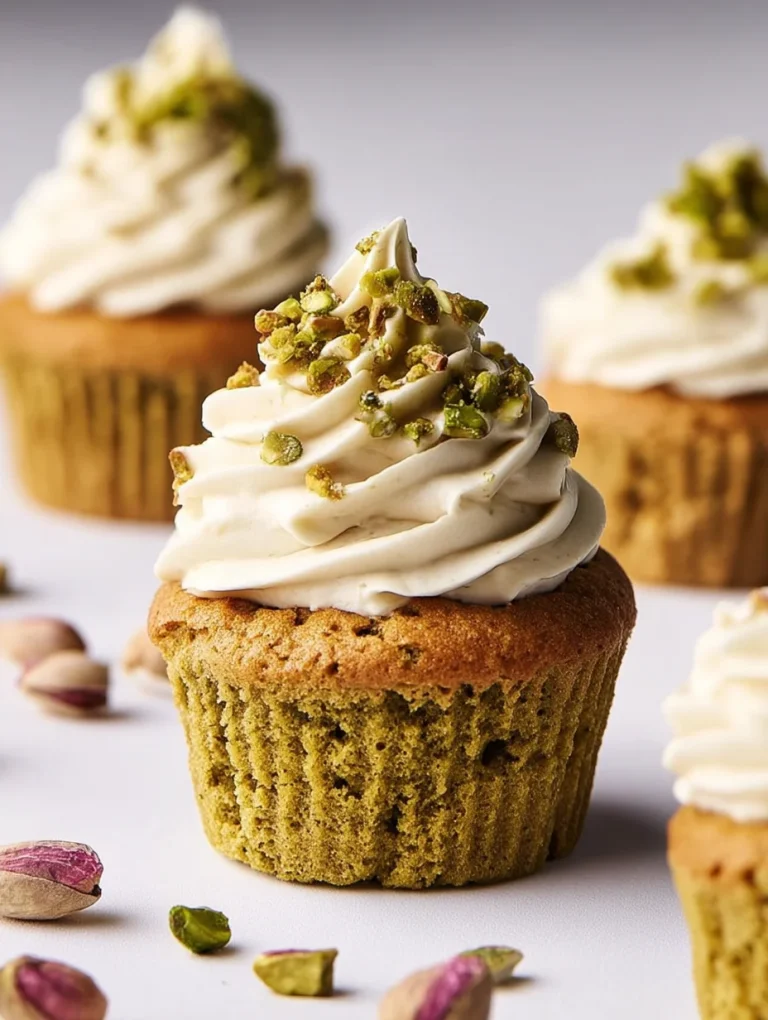 pistachio cupcakes