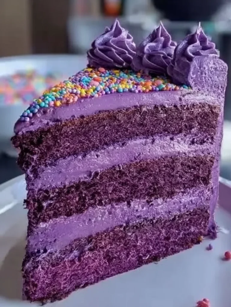 royal purple velvet cake