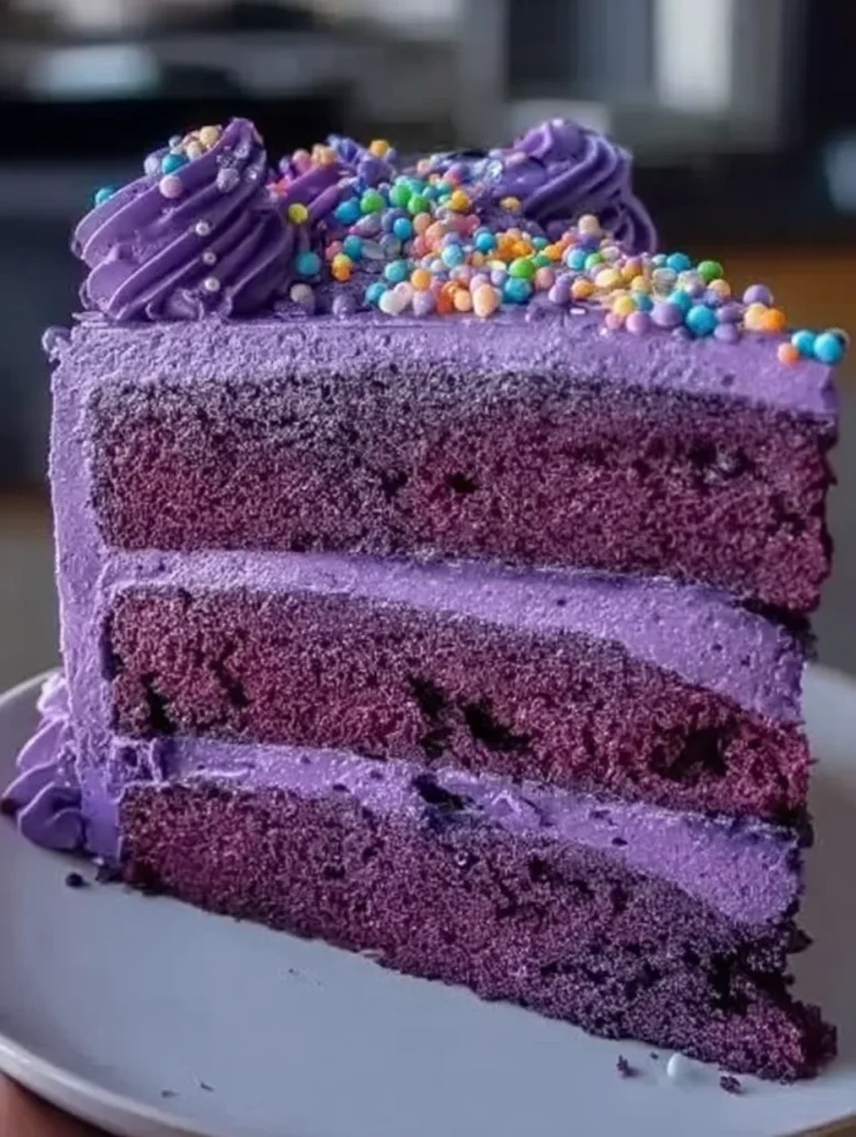 royal purple velvet cake