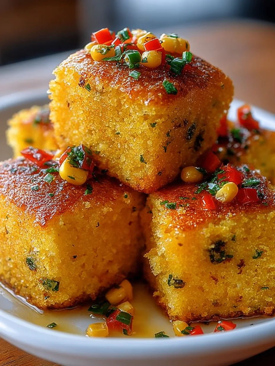 southern style honey butter cornbread