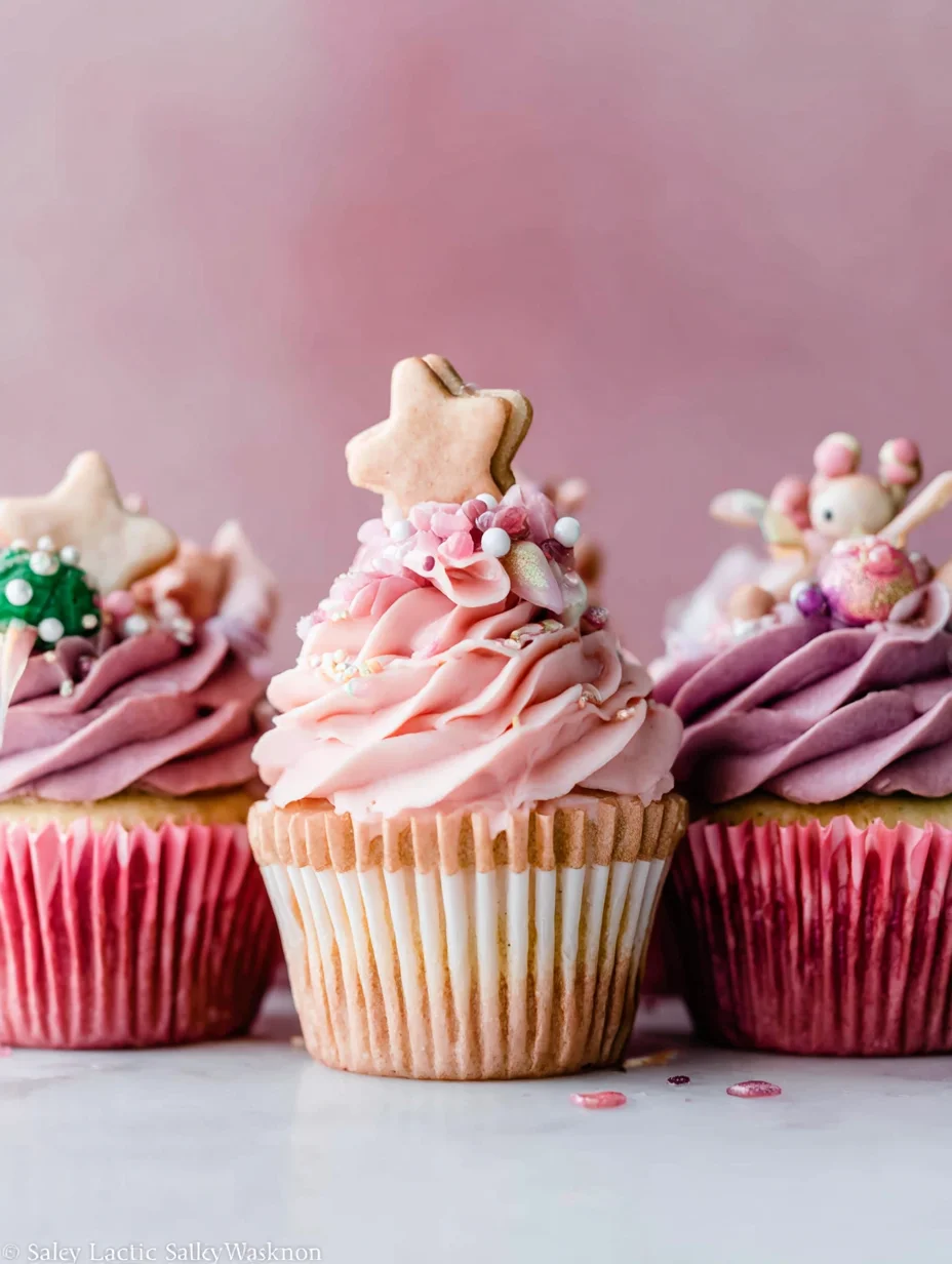 sugar plum fairy cupcakes