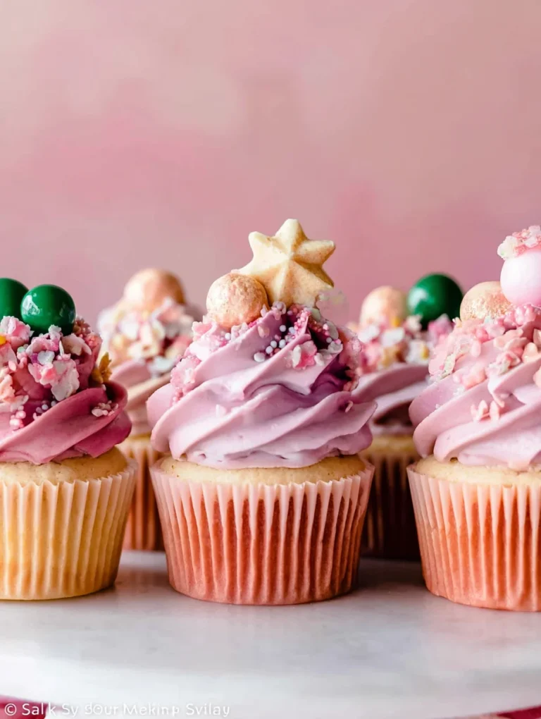 sugar plum fairy cupcakes