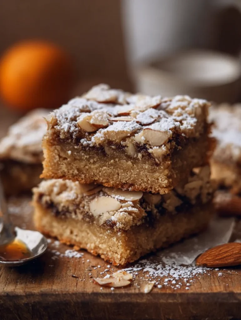 Almond Croissant Blondies