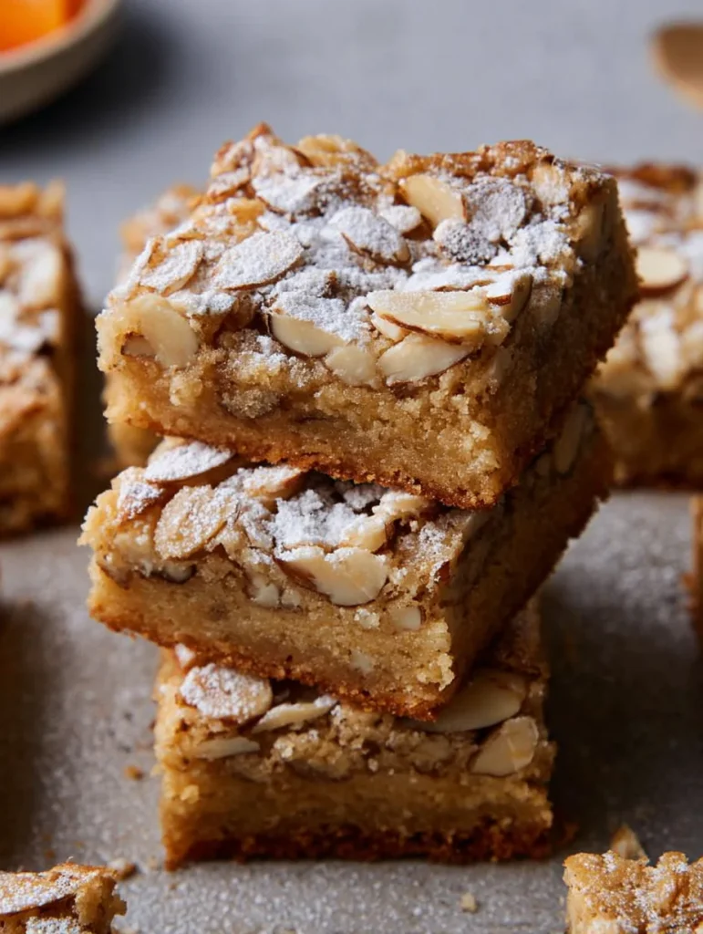 Almond Croissant Blondies