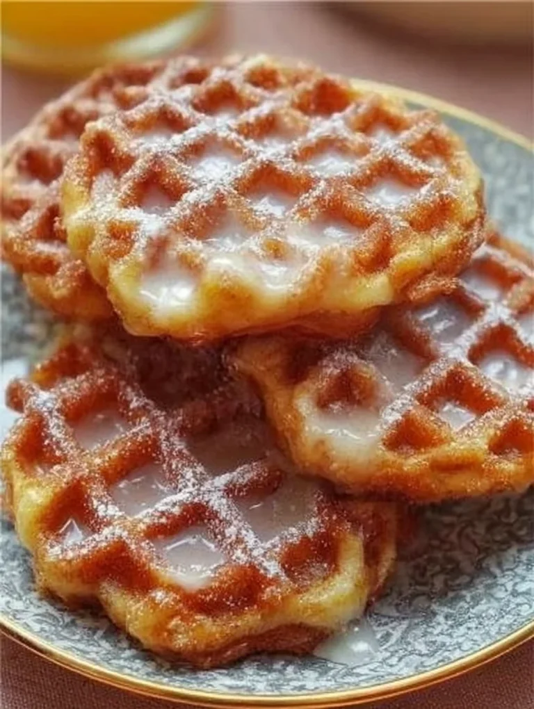 Apple Fritter Waffle Donuts