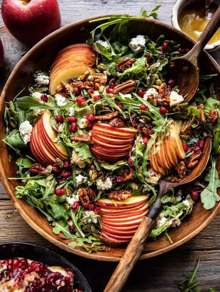 Autumn Harvest Honeycrisp Apple and Feta Salad