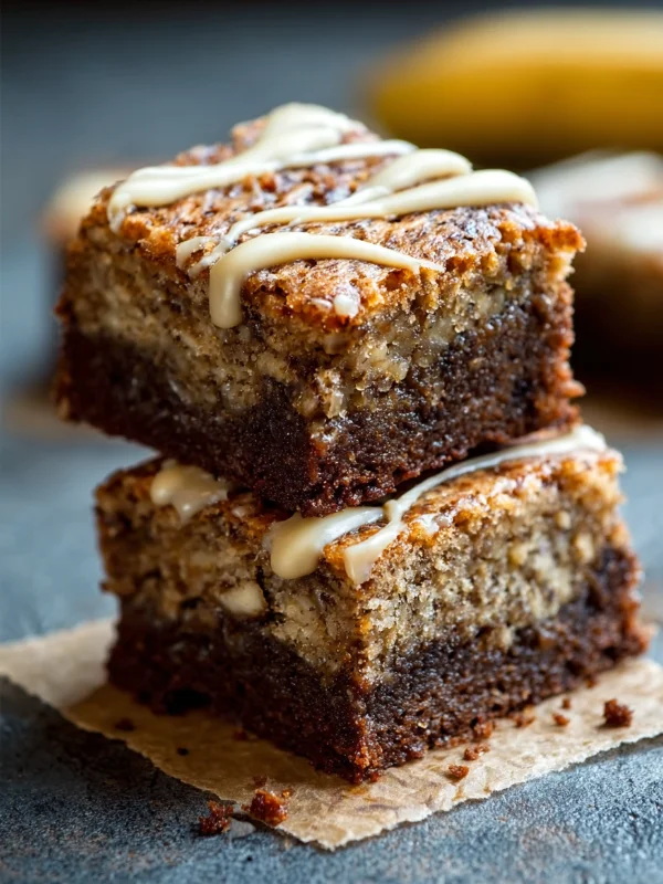 Banana Bread Brownies
