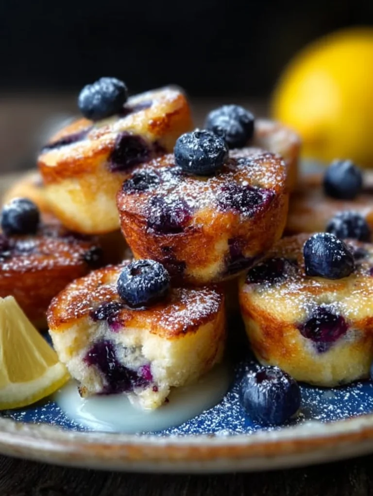 Blueberry Lemon Pancake Bites