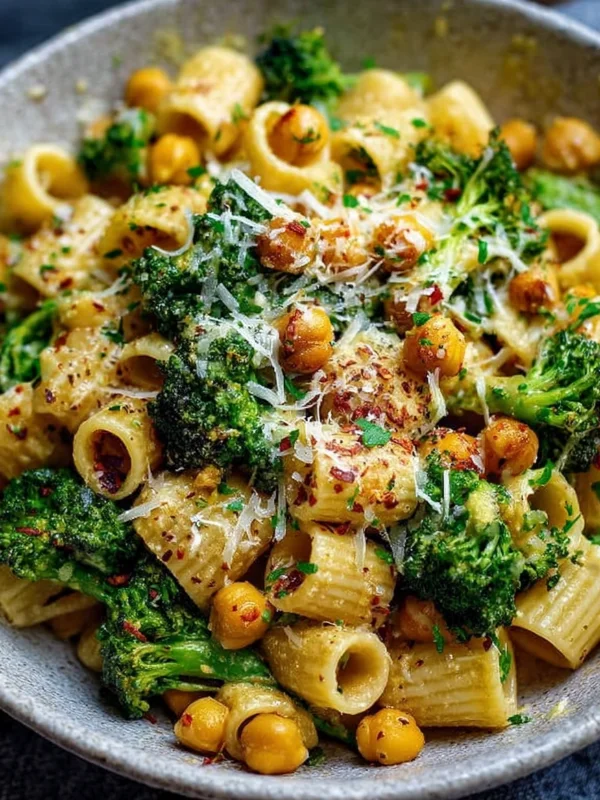 Broccoli Chickpea Pasta