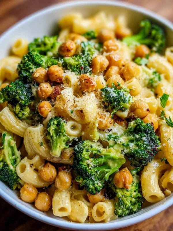 Broccoli Chickpea Pasta