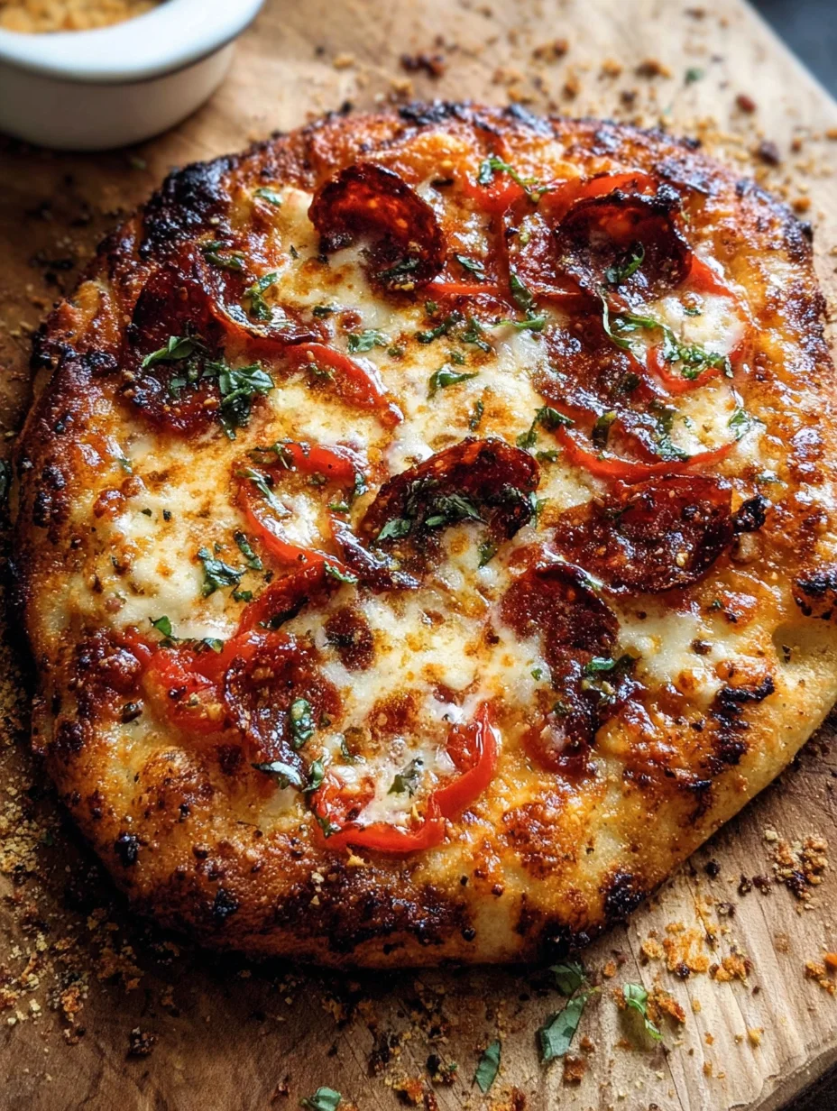 Calabrian Chili Roasted Red Pepper Pizza