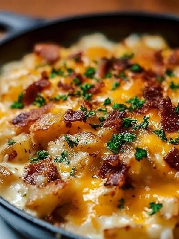 Cheesy Mississippi Mud Potatoes